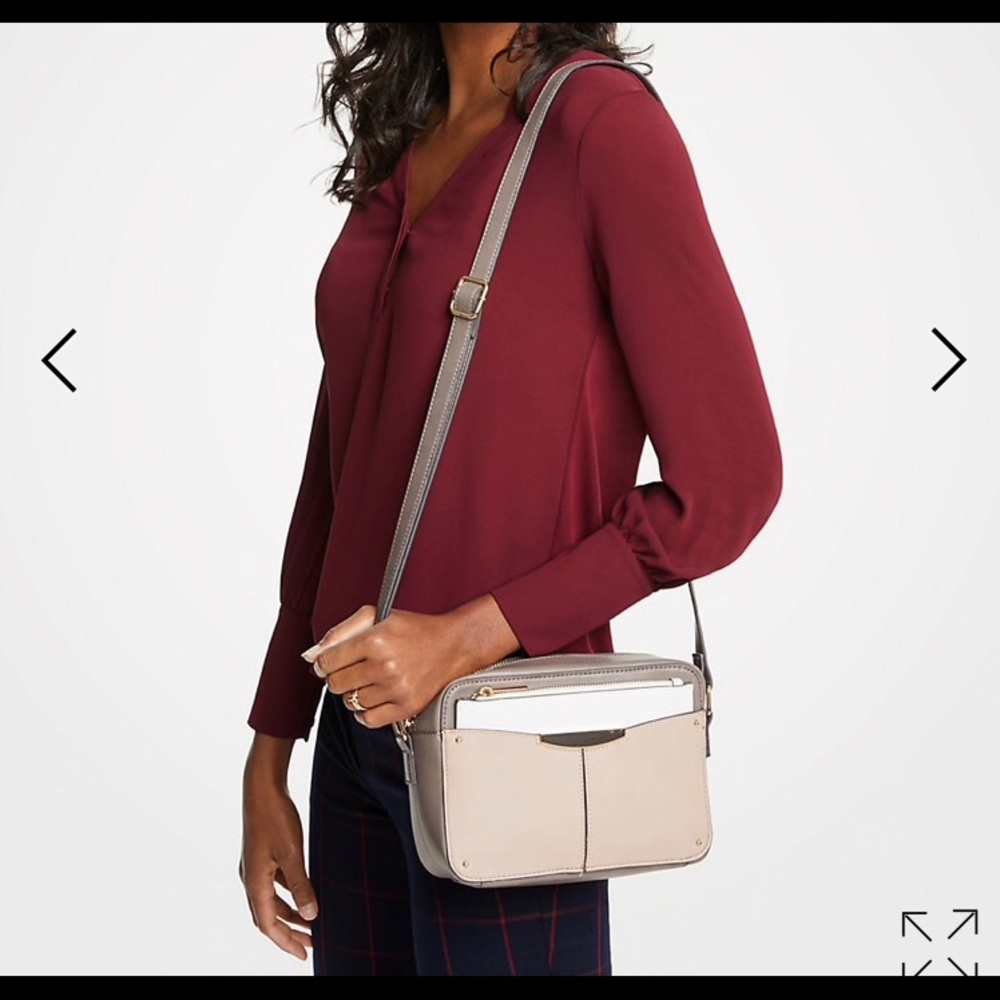 NWT Ann Taylor Colorblock Purse